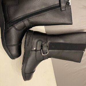 pediped toni girl's black boots